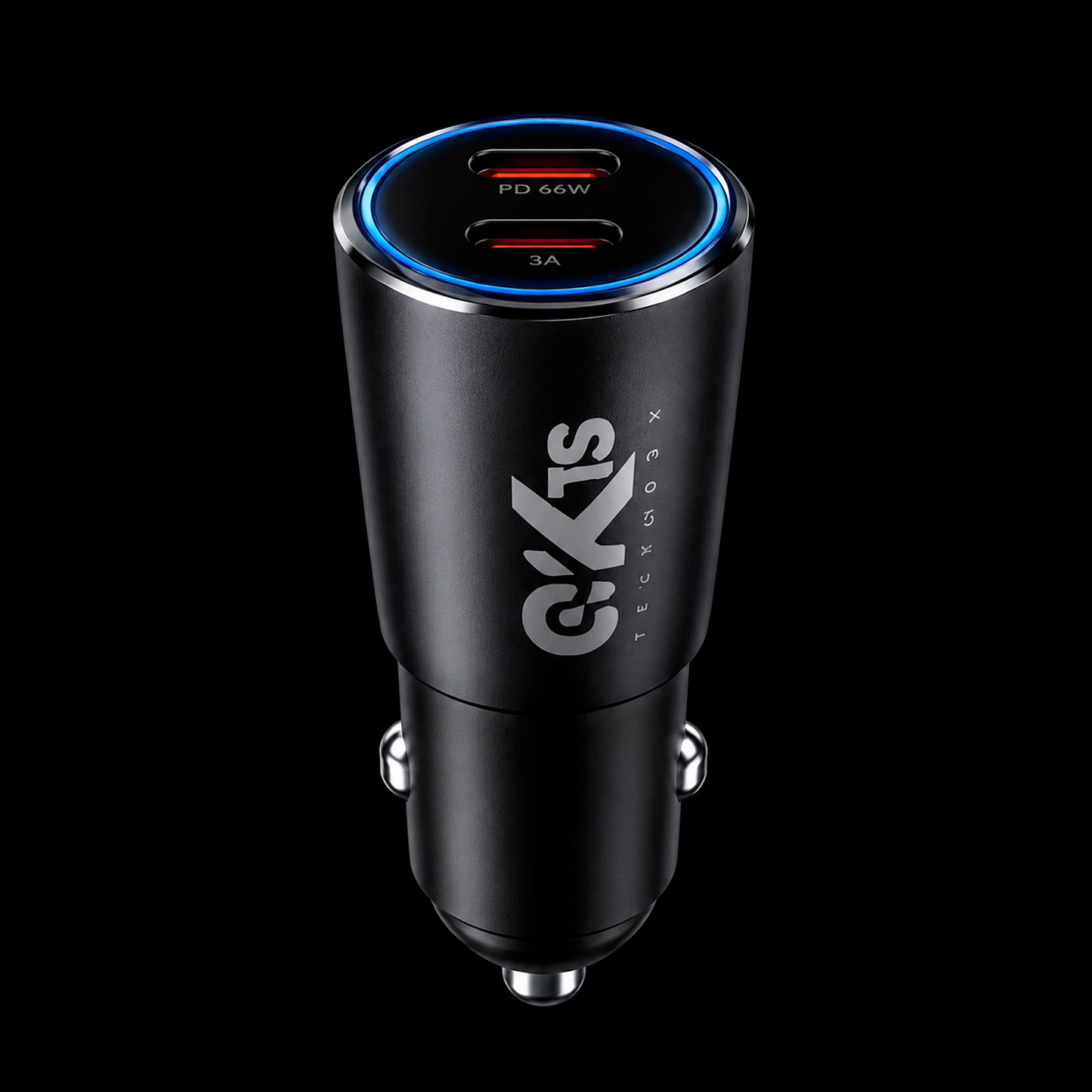 Cargador de Carro KTS Dual USB Carga Ultra Rápida PD 66W P05