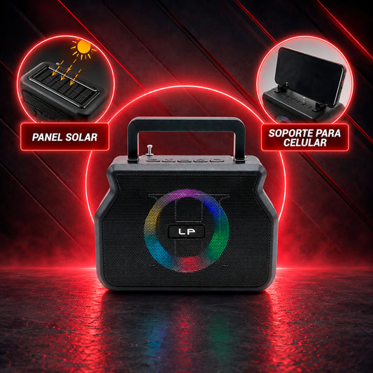 Parlante Good Bass LP-105 Con Panel Solar