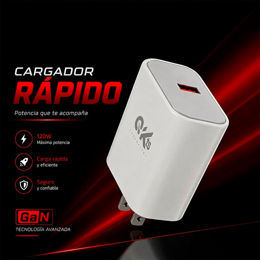 Cargador Rápido GaN 66W KTS-200