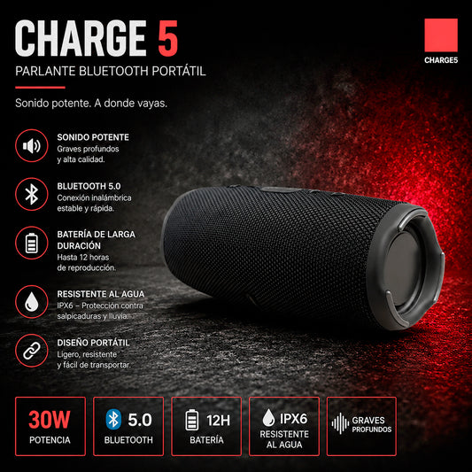 Parlante Charce05 Negro