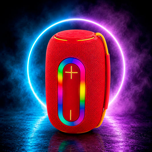 Parlante Bluetooth Portátil JC-610 con Luz RGB