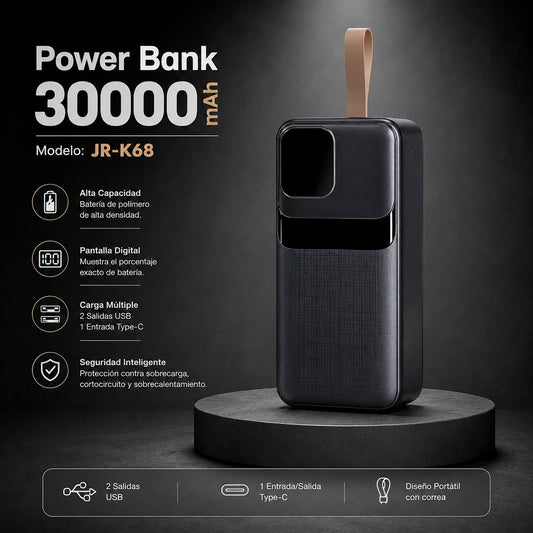 Power Bank JIMZI JR-K68 30.000 mAh