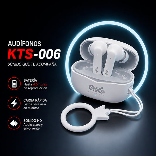 Auriculares Inalámbricos Sonido HD KTS-006